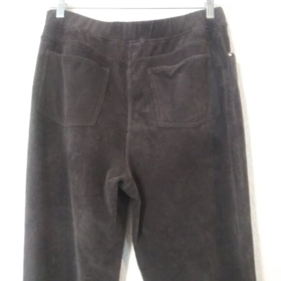 Quacker Factory by Jeanne Bice women's size M gray corduroy straight leg pants - Picture 5 of 15